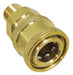 Conector Bico De Engate Rápido Dourado Rosca 1/4 Detailer 4