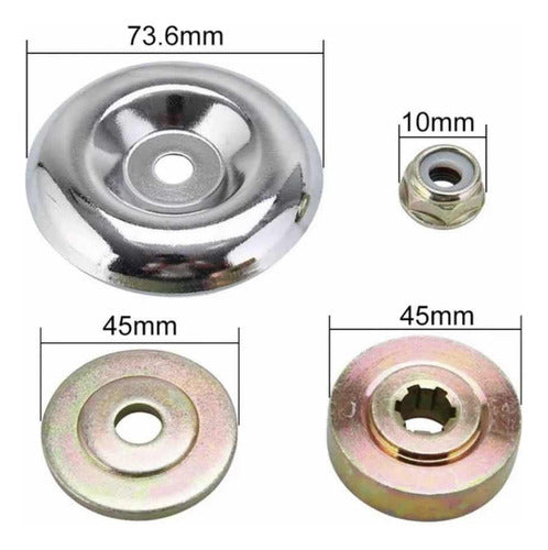 Cabezal De Desmalezadora  De Acero Trenzado + Kit De Ajuste 5