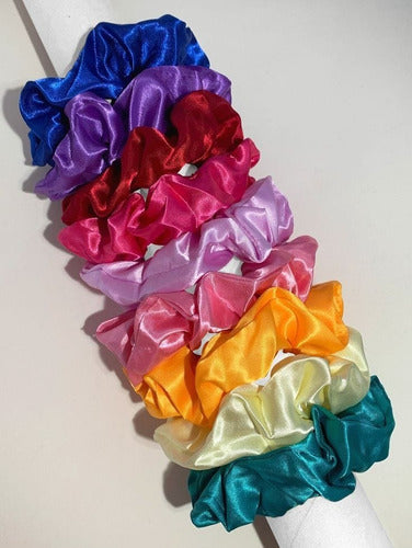 Coquetas Makeup Scrunchies De Satén X 12 2