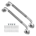 Imomwee 16-Inch Chrome Grab Bars - 2 Pack 0