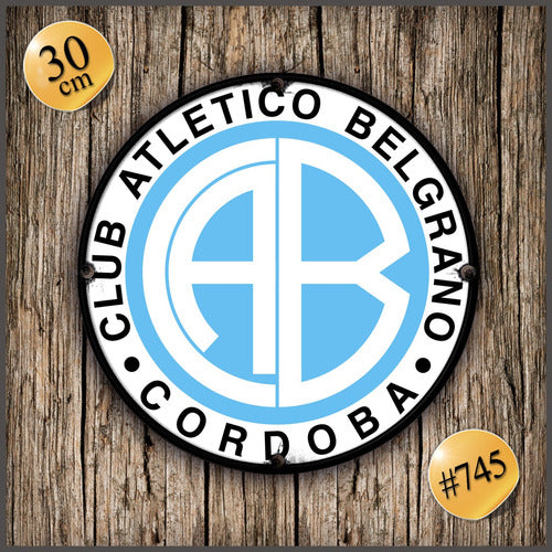 #745 - Cuadro Decorativo Belgrano De Córdoba Fútbol No Chapa 1