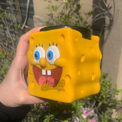 Mate Spongebob Printed On 3D - Detta3D - Mate Bob Esponja Impreso En 3D - Detta3D