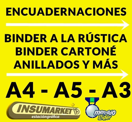 INSUMARKET Estación Gráfica Digital Printing A4 70g Binding Books/Notes/Assignments 2