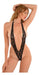 Romanett Body De Encaje Super Cavado R 707 Negro - Fun* 0