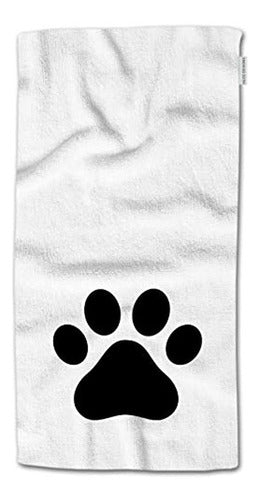 HGOD Designs Hand Towels with Dog Paw Design 0