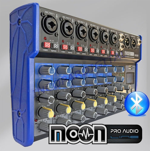 Mixer Consola Moon Grabación 8 Canales Bluetooth - Mse8 3