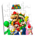 BapoomOk Wooden Puzzle - 24 Pieces - Mario Bross - Pack of 5 1