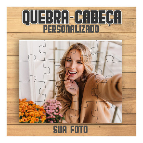 Quebra Cabeça Personalizado Sua Foto - Desenho 2