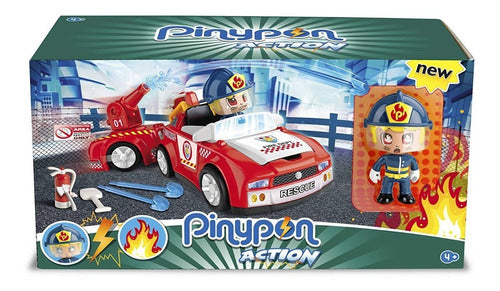 Pinypon Action Firefighter Car Launcher Tictoys 14610 0