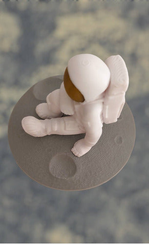 Rocket 3D Design Astronaut Moon Thematic Cake Decoration 3D Not Painted 5