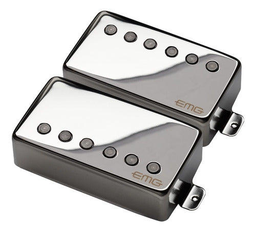 EMG 5766 Active Alnico V Humbucker Set Chrome 0