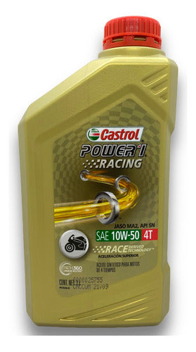 Kit Service Aceite Benelli Tnt 300 Trk 502 Castrol 10w50 2 L 1