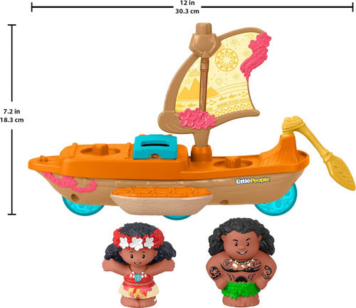 Barca De Vela De Moana Con 2 Figuras Para Niños Desde 18 Mes 4