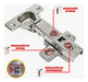 Bronzen 35mm Soft Close Clip-On Hinge with Concealed Hydraulic Piston 3