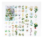 Stickers Flores Secas Para Resina 100u - Verde 0