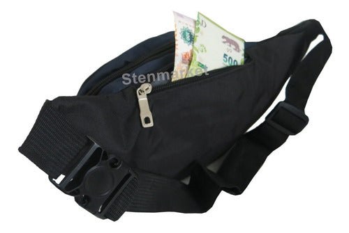 Sporty Urban Waterproof Waist Bag for Men and Women with Multiple Pockets 22