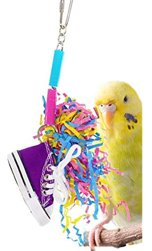 Bonka Bird Toys 1717 Shoo Shred Bird Toy Loro Arte Jaula Jau 3