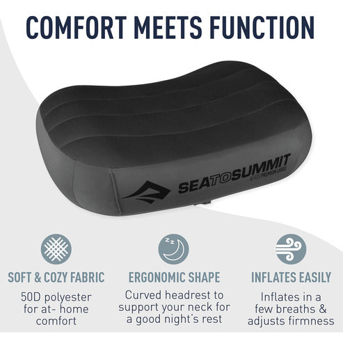 Sea To Summit Aeros - Almohada De Viaje Inflable De Alta Ca. 4