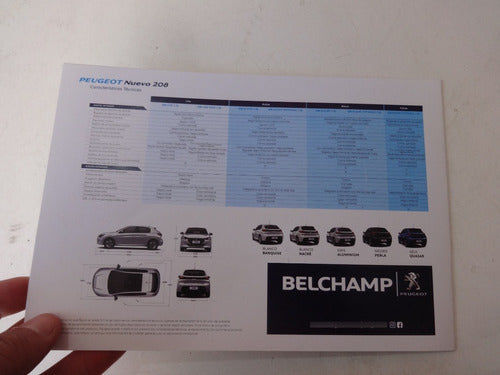 Original Peugeot 208 Brochure - Not Car Manual 3
