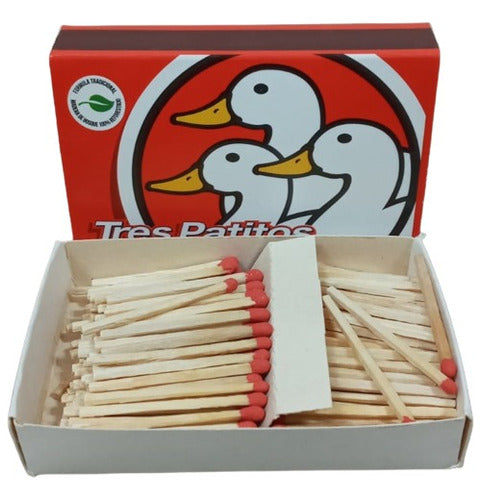 Tres Patitos X 10 Cajas De 222 Fosforos C/u 2