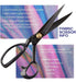 BambooMN Sewing Scissors Set, Pinking Shears/Embroidery/Fabric/3 Pack 5