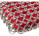 Lodge Chainmail Scrubbing Pad, Red 3