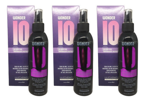 Wpro Wonder 10 Tratamiento Nutritivo Efectos Hair Therapy 3 Unid 1