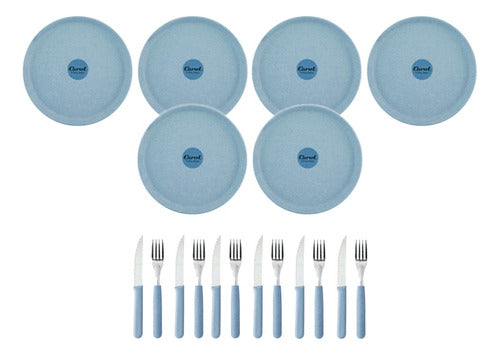 Carol Areia Plastic Dinnerware Set 0