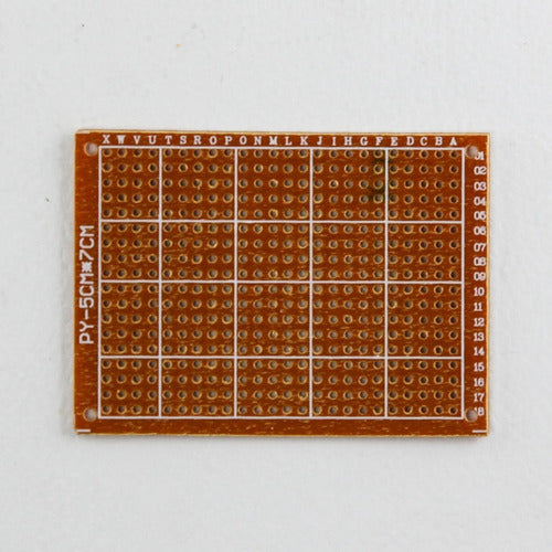 Pack of 4 Perforated Circuit Boards 5 x 7 cm Electronic PE01 by HIGH TEC ELECTRONICA 6