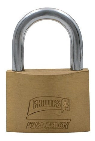 Philips Bronze Anti-Pick Padlock 20 mm Weather Resistant 1