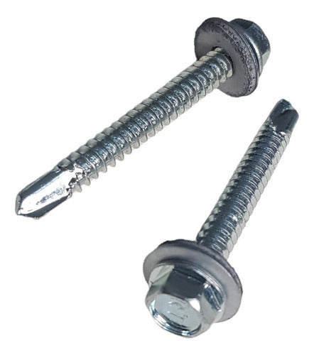 TF 100 Self-Drilling Screws Roof 14x3 Washer Rubber 0