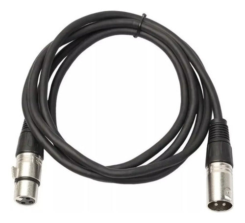 Audio Cable XLR Male to XLR Female 1m 0