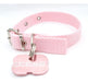 Pink Dog Tags + Pink Collar 2*45cm 2