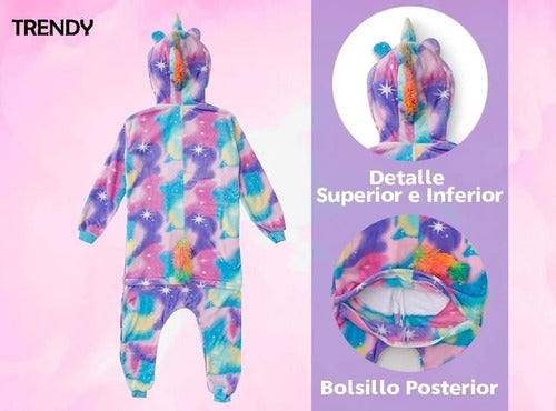 Trendy Pijama Adulto Mujer Entero Kigurumi Varios Talles Invierno 6