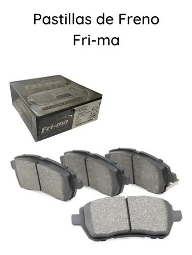 Kit Brake Pads + Discs Ford Fiesta Kinetic 1.6 Front 2