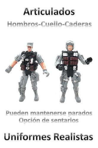 Special Forces Army Military Juego De Mesa Para Niños Set Infantil Militar Soldados Armas 2