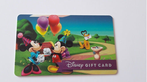 Lote X7 Tarjetas Coleccion Gift Card Disney World Park Gabym 4