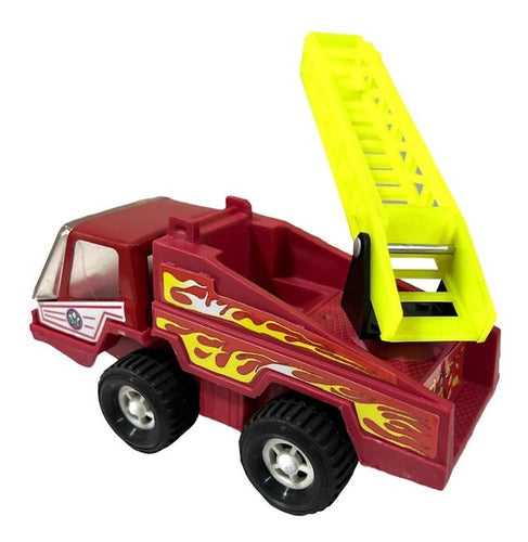 Metalicos Fire Truck Toy with Extendable Ladder 3