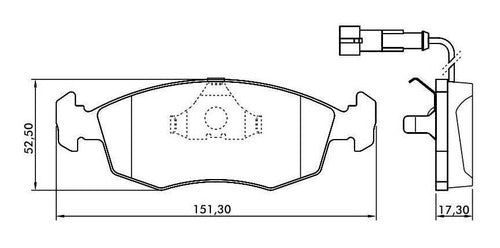 Corven Pastillas Freno Delanteras Alfa Romeo 145 1.8 16v 1