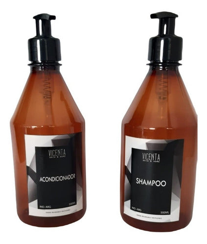 Set of Shower Dispenser Pack 3x2 Shampoo and Conditioner 10