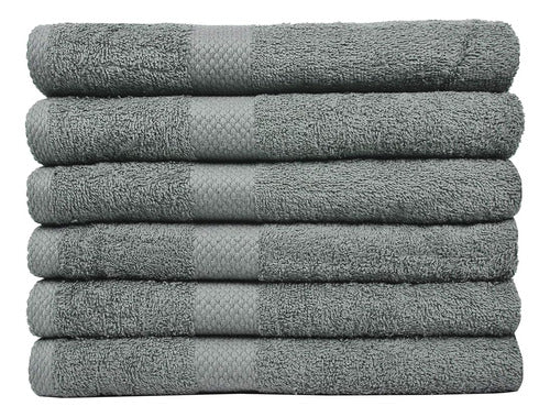 Linteum Textile 6 Piece Towel Set, 20x40 Inches, 1 0