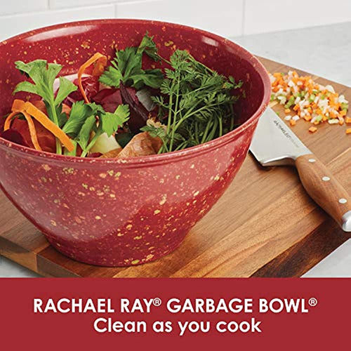 Rachael Ray Tools Garbage Bowl Con Base De Goma Antideslizan 1