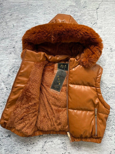 Big Sale Campera Mujer Corta Engomada Con Peluche En Freeway 0