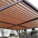 Pérgola Alero Techo Hierro Madera Sombra Exterior Herreríaar 1