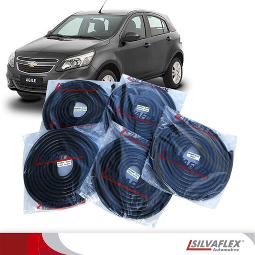 Burletes Para 4 Puertas + Baul Chevrolet Agile +regalo! 1