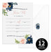 POWER UNICO FLOWER 12 Invitation Set with Envelopes for All Occasions 1