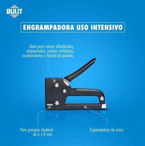 Engrampadora Abrochadora Uso Intensivo Bulit 1