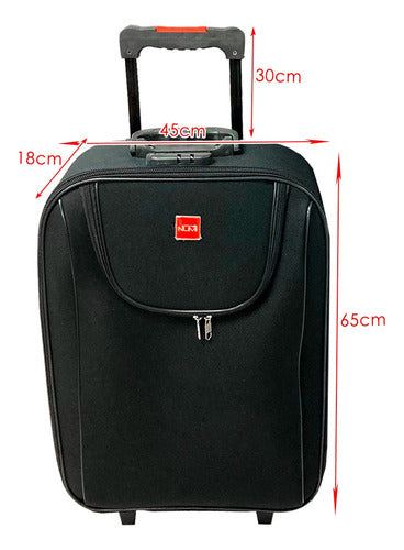 Numi Medium Fabric Suitcase with 2 Wheels and Telescopic Handle 6