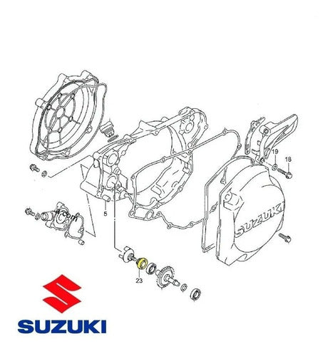 Suzuki Reten Bomba Agua RM 125 / 250 1990 Al 2006 3