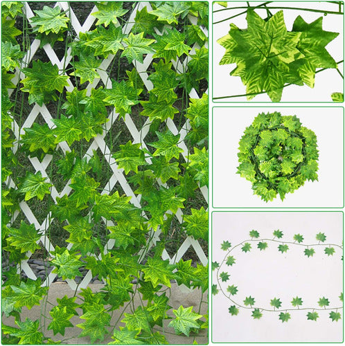 Merrynine Hiedra Artificial, Guirnalda Enredaderas Cestas 2